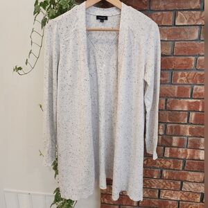 Verve Ami Speckled White Cardigan